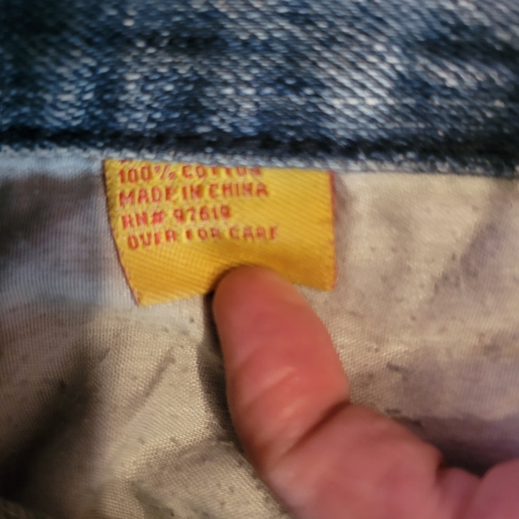 Light Blue Distressed Jeans - Picture 3 of 7